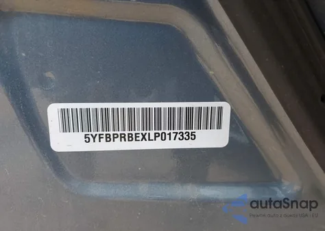 2020 Toyota Corolla Le from USA, damaged, VIN 5YFBPRBEXLP017335